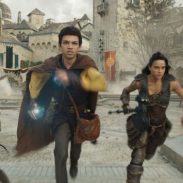 Sophia Lillis plays Doric, Justice Smith plays Simon and Michelle Rodriguez plays Holga in Dungeons & Dragons: Honor Among Thieves from Paramount Pictures and eOne.