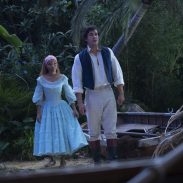 (L-R): Halle Bailey as Ariel and Jonah Hauer-King as Prince Eric in Disney's live-action THE LITTLE MERMAID. Photo by Giles Keyte. © 2023 Disney Enterprises, Inc. All Rights Reserved.