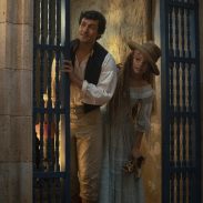 (L-R): Jonah Hauer-King as Prince Eric and Halle Bailey as Ariel in Disney's live-action THE LITTLE MERMAID. Photo by Giles Keyte. © 2023 Disney Enterprises, Inc. All Rights Reserved.