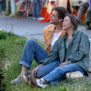 (from left) Roxster (Leo Woodall) and Bridget Jones (Renée Zellweger) in Bridget Jones: Mad About the Boy, directed by Michael Morris.