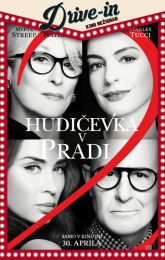 DRIVE-IN KINO: HUDIČEVKA V PRADI 2
